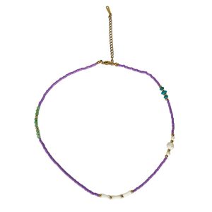 Ατσάλινο Κολιέ Με ΧάντρεςA7040