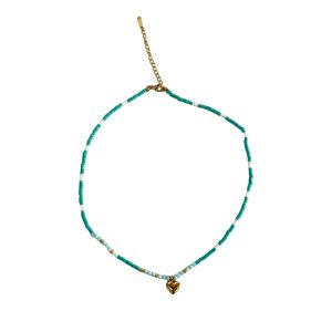 Ατσάλινο Κολιέ Με ΧάντρεςA7041