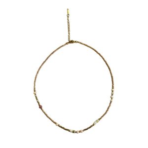 Ατσάλινο Κολιέ Με ΧάντρεςA7042