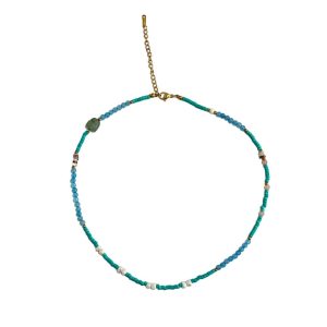 Ατσάλινο Κολιέ Με ΧάντρεςA7043