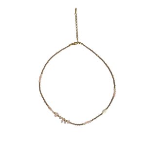 Ατσάλινο Κολιέ Με ΧάντρεςA7047