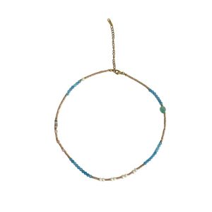 Ατσάλινο Κολιέ Με ΧάντρεςA7048