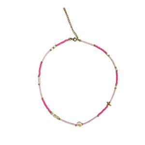 Ατσάλινο Κολιέ Με ΧάντρεςA7049