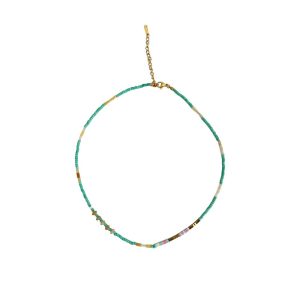 Ατσάλινο Κολιέ Με ΧάντρεςA7050