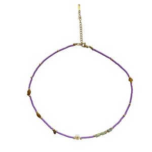 Ατσάλινο Κολιέ Με ΧάντρεςA7059