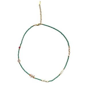 Ατσάλινο Κολιέ Με ΧάντρεςA7060