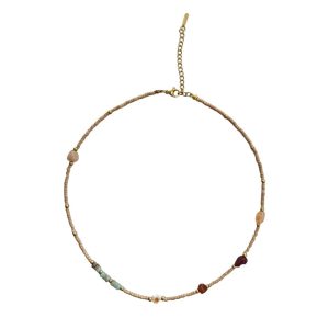 Ατσάλινο Κολιέ Με ΧάντρεςA7061