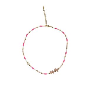 Ατσάλινο Κολιέ Με ΧάντρεςA7065