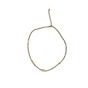 Ατσάλινο Κολιέ Με ΧάντρεςA7066