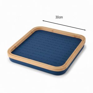 Βάση Ξύλινη 104 Θέσεων για Δαχτυλίδια ΜπλεA9045-4