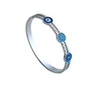 Ατσάλινο Βραχιόλι - ΧρυσόE075A