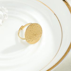 Ατσάλινο Ρυθμιζόμενο Δαχτυλίδι - Χρυσόa13013785b93