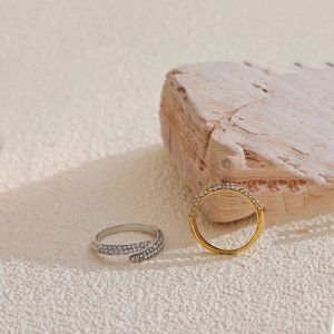 Ατσάλινο Δαχτυλίδι - ΧρυσόJ43