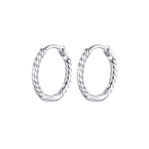 Στριφτά Κρικάκια Απο Ασήμι S925S007