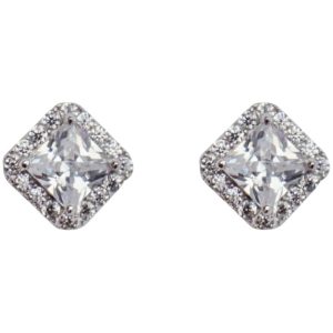 Σκουλαρίκια Καρφωτά Ροζέτα Απο Ασήμι S 925S013