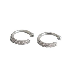 Κρικάκια Πέταλο Απο Ασήμι S925S014