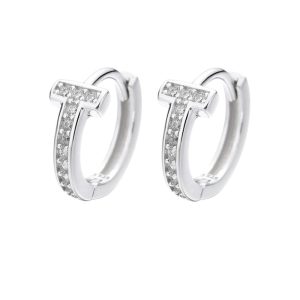 Κρικάκια Με Πέτρες Απο Ασήμι S925S029