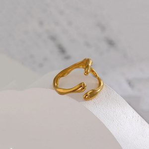 Ατσάλινο Δαχτυλίδι - ΑσημίJ64