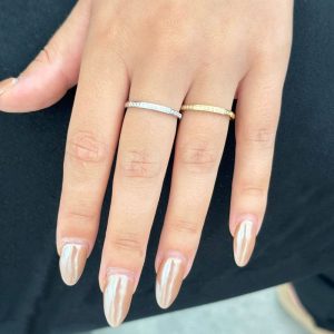 Ατσάλινο Δαχτυλίδι Με Στρας - ΧρυσόJ80