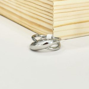 Ατσάλινο Δαχτυλίδι - ΑσημίJ68