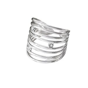 Ατσάλινο Ρυθμιζόμενο Δαχτυλίδι - ΧρυσόJ130