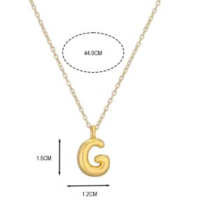 Ατσάλινο Κολιέ Μονόγραμμα G - ΑσημίΧ00040Β