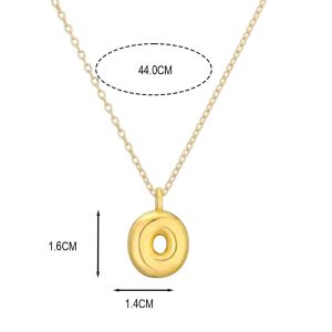 Ατσάλινο Κολιέ Μονόγραμμα O - ΑσημίΧ00048Β