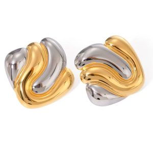 Ατσάλινα Σκουλαρίκια Καρφωτά