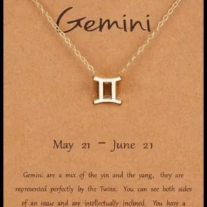 Ατσάλινο Κολιέ Με Ζώδιο (Δίδυμος) - ΧρυσόX00133A