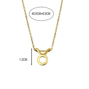 Ατσάλινο Κολιέ Με Ζώδιο (Ταύρος) - ΧρυσόX00134A