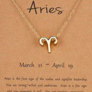 Ατσάλινο Κολιέ Με Ζώδιο (Κριός) - ΧρυσόX00135A