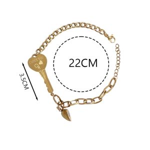 Βραχιόλι Kαρδιά Απο Ατσάλι Για Ζευγάρι - ΑΣΗΜΙ/ΧΡΥΣΟX00016