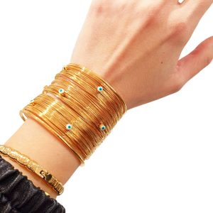 Χειροπέδα Ατσάλινη από Σύρμα με Ματάκια ΧρυσήX00454