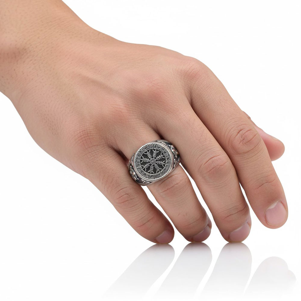 Δαχτυλίδι Ατσάλι με Βόρειο Σύμβολο - 19mm Δαχτυλίδι Ατσάλι με Βόρειο Σύμβολο - 19mm6991ecb339e3