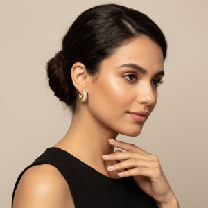 Σκουλαρίκια Στρας Κρίκος με Ατσάλινη Βελόνα Σετ 12 ΤεμαχίωνX00478