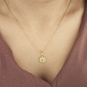 Ατσάλινο Κολιέ Boho Με Κρεμαστό Στοιχείο - ΑσημίX0088B