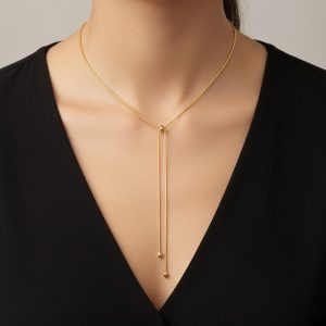 Ατσάλινη Αλυσίδα με Ρυθμιζόμενο Σχέδιο - Χρυσό8427aa7841c1