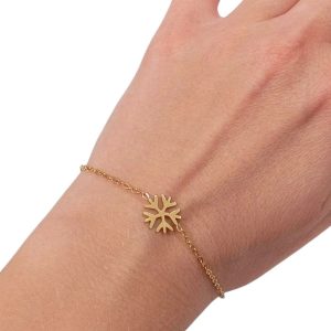 Βραχιόλι Χιονονιφάδα - ΧρυσόA12143a