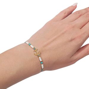 Χειροποίητα Βραχιολάκια με Ναυτικά Σύμβολα Σετ 12 τεμ. Handmade Nautical Charm Bracelets Set of 12 pcsA18015