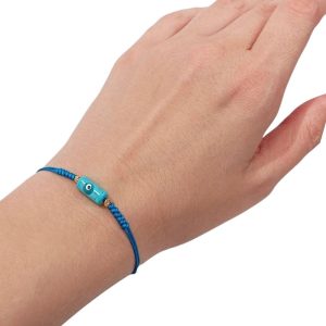 Χειροποίητα Βραχιολάκια με Κυλινδρικό Ματάκι Σετ 12 τεμ.A18023