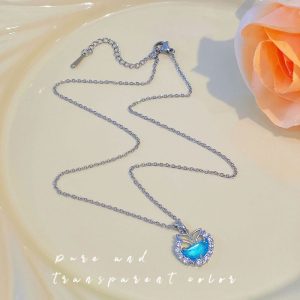 Κολιέ Με Κρεμαστό Στοιχείο Θαλασσα Και Ουρά ΓοργόναςA066