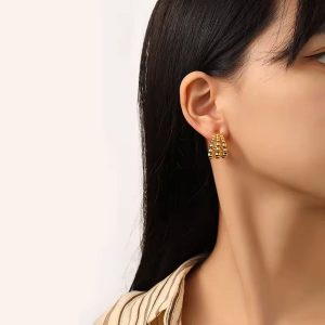 Ατσάλινα Σκουλαρίκια ΚρίκοιA1123A-10