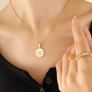 Ατσάλινο Κολιέ Με Ζώδιο (Καρκίνος)X00278