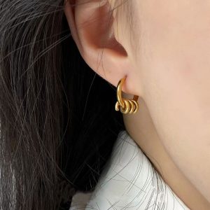 Ατσάλινα Σκουλαρίκια ΚρίκοιA3076