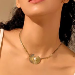 Ατσάλινο Κολιέ - ΧρυσόA3107A