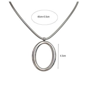 Κολιέ Με Κρεμαστό Μοτιφ OmikronA3545B