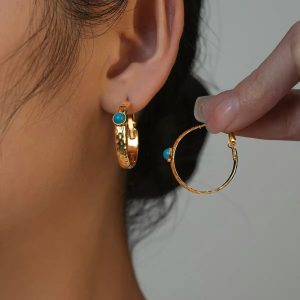 Ατσάλινα Σκουλαρίκια ΚρίκοιA6037