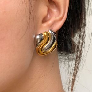 Ατσάλινα Σκουλαρίκια Καρφωτά