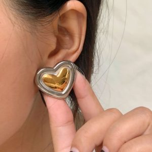 Ατσάλινα Σκουλαρίκια Καρφωτά