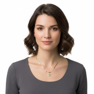 Ατσάλινο Κολιέ - ΧρυσόX00341A